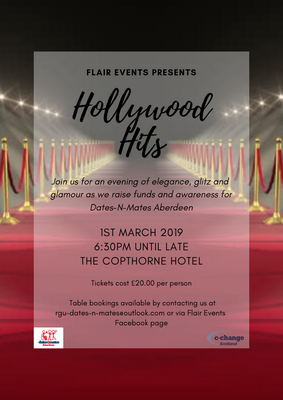 Flair Events Hollywood Hits Aberdeen Event